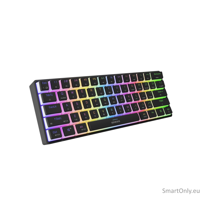 Genesis | THOR 660 G2 | Gaming Keyboard | Wireless/Wired | US | Linear | Black | RGB 3