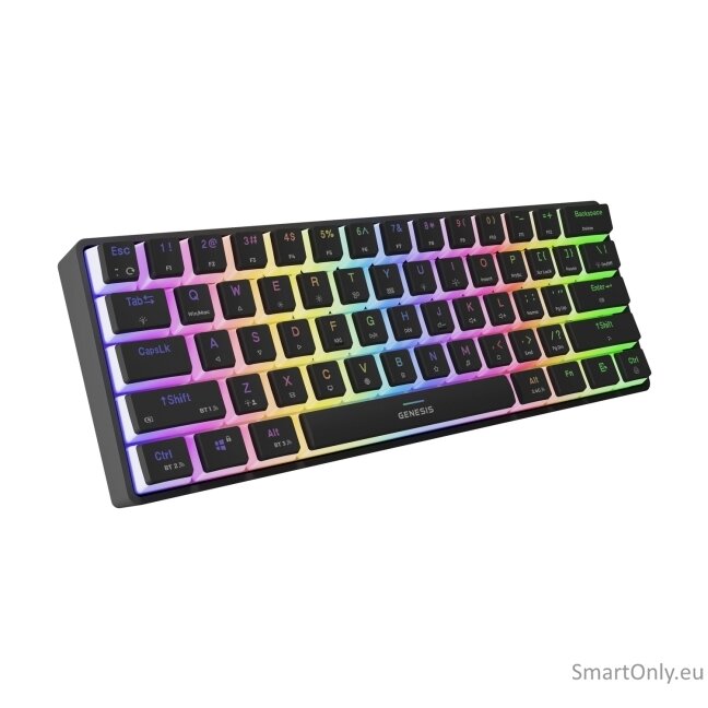 Genesis | THOR 660 G2 | Gaming Keyboard | Wireless/Wired | US | Linear | Black | RGB 8 Genesis | THOR 660 G2 | Gaming Keyboard | Wireless/Wired | US | Linear | Black | RGB 8