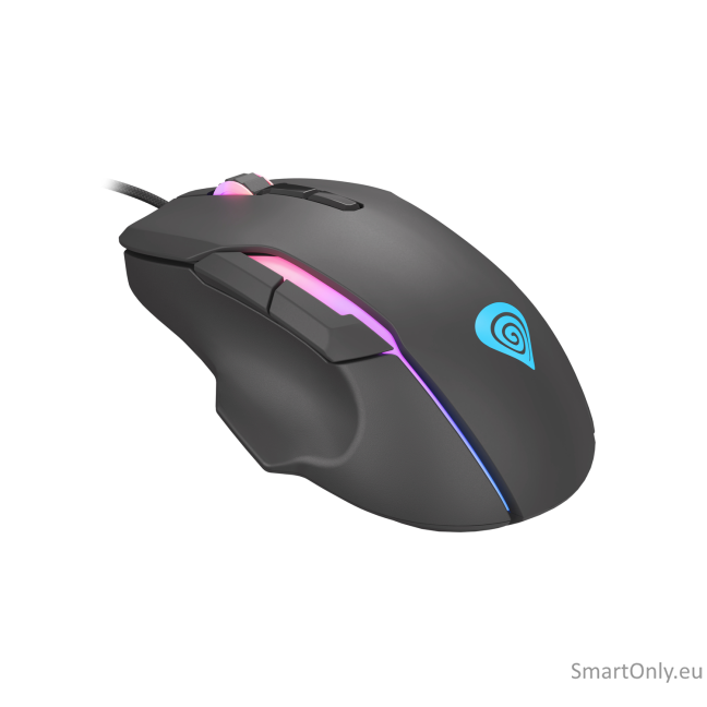 GENESIS Xenon 220 Gaming Mouse, 500 - 6400DPI, Wired, Black | Genesis 3 GENESIS Xenon 220 Gaming Mouse, 500 - 6400DPI, Wired, Black | Genesis 3