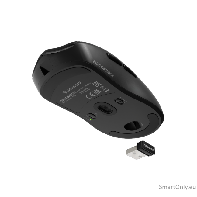 Genesis ZIRCON 500 G2 | Gaming Mouse | Wireless/Wired | 2.4 GHz, Bluetooth, USB | Black 2 Genesis ZIRCON 500 G2 | Gaming Mouse | Wireless/Wired | 2.4 GHz, Bluetooth, USB | Black 2