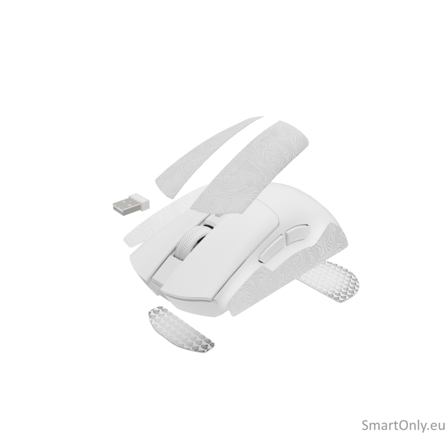 Genesis Zircon 880 Gaming Mouse, 12000DPI, Wireless, White 12 Genesis Zircon 880 Gaming Mouse, 12000DPI, Wireless, White 12