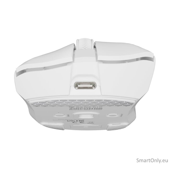 Genesis Zircon 880 Gaming Mouse, 12000DPI, Wireless, White 17 Genesis Zircon 880 Gaming Mouse, 12000DPI, Wireless, White 17