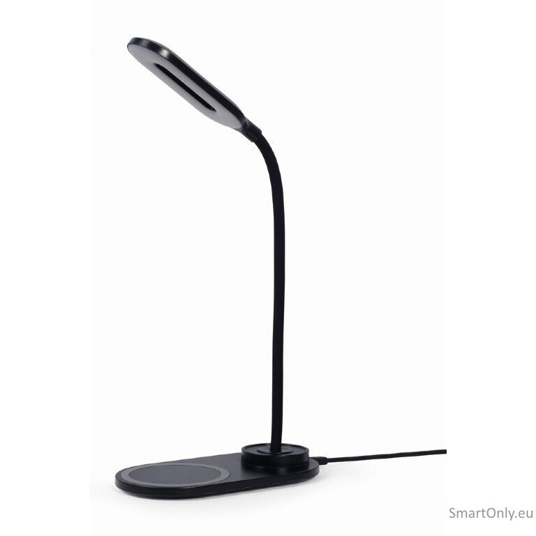 Gembird TA-WPC10-LED-01 Desk lamp with wireless charger Black