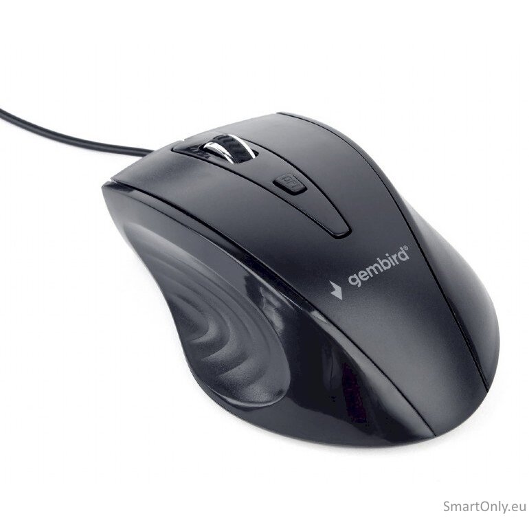 Gembird Mouse MUS-4B-02 USB Wired Standard Black 1 Gembird Mouse MUS-4B-02 USB Wired Standard Black 1