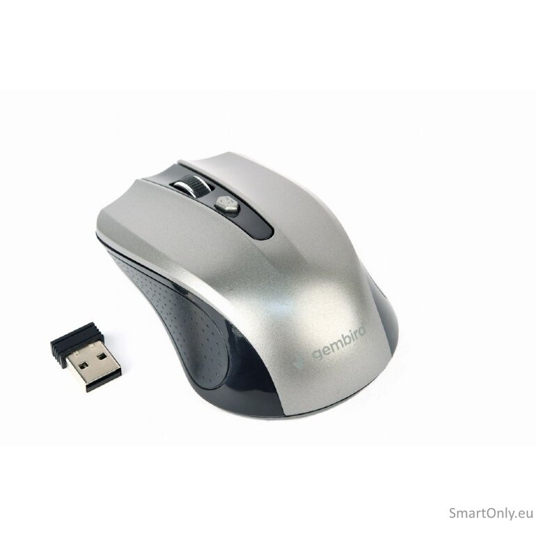 Gembird | Mouse | MUSW-4B-04-BG | Standard | Wireless | Black/ Space Grey