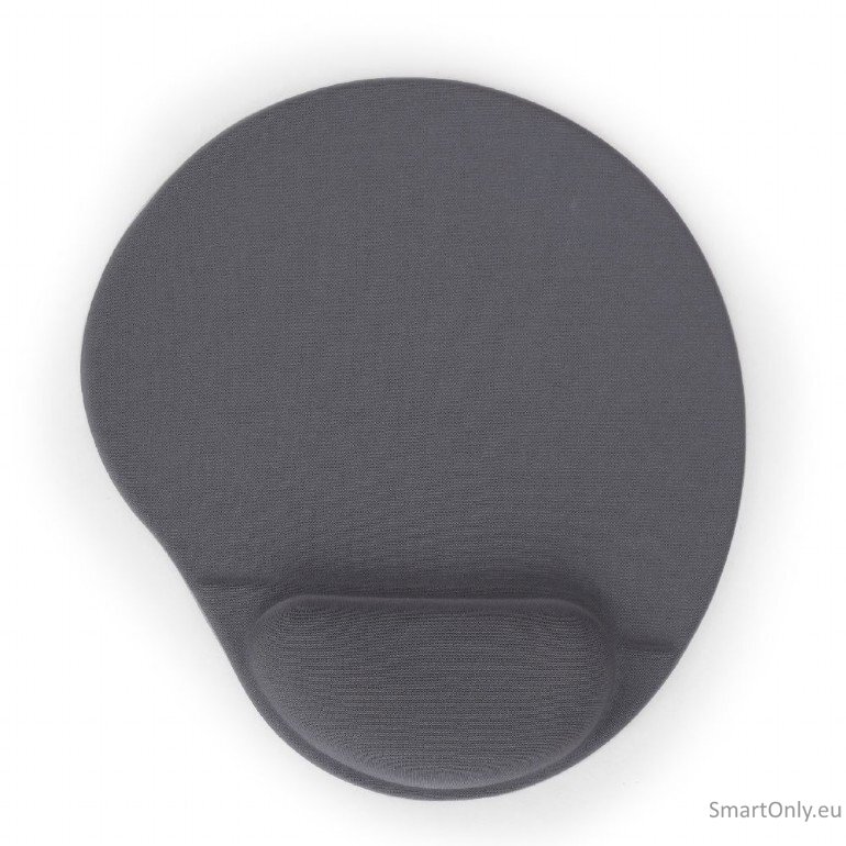 Gembird | MP-GEL-GR Gel mouse pad with wrist support, grey Comfortable | Gel mouse pad | Grey 2