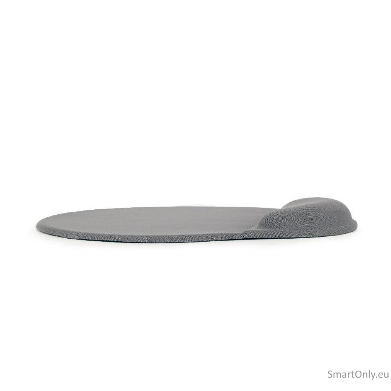 Gembird | MP-GEL-GR Gel mouse pad with wrist support, grey Comfortable | Gel mouse pad | Grey Gembird | MP-GEL-GR Gel mouse pad with wrist support, grey Comfortable | Gel mouse pad | Grey