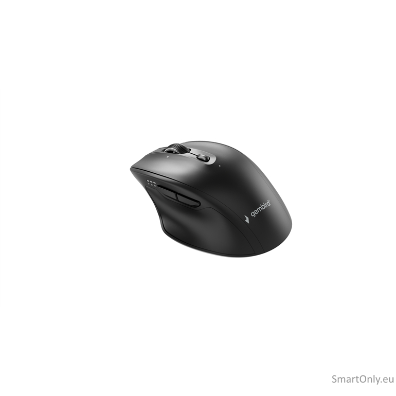 Gembird MUSW2-6B-02 Dual-mode 6-button wireless mouse, black | Gembird 3