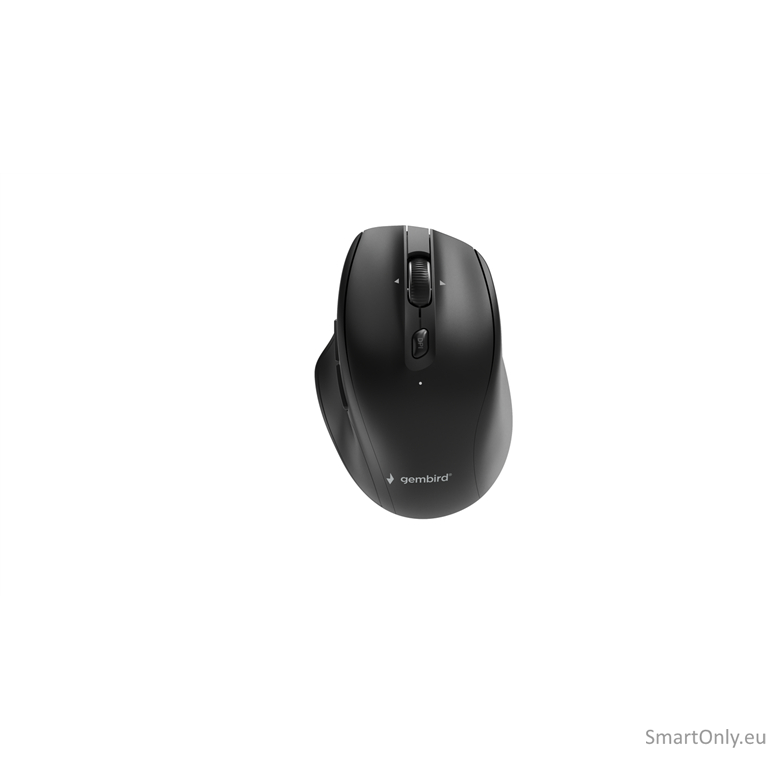 Gembird MUSW2-6B-02 Dual-mode 6-button wireless mouse, black | Gembird Gembird MUSW2-6B-02 Dual-mode 6-button wireless mouse, black | Gembird