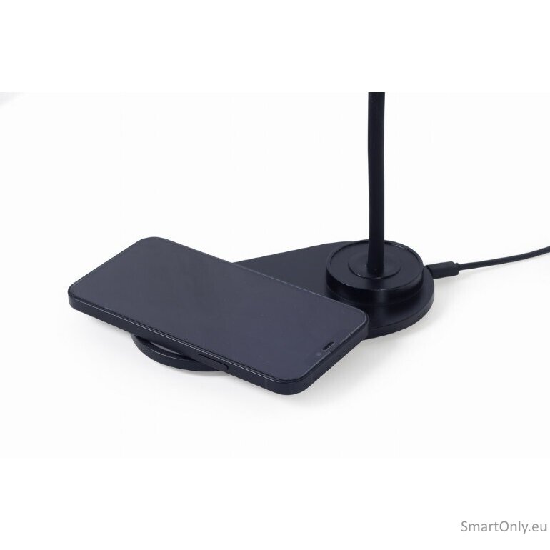 Gembird TA-WPC10-LED-01 Desk lamp with wireless charger Black 7 Gembird TA-WPC10-LED-01 Desk lamp with wireless charger Black 7