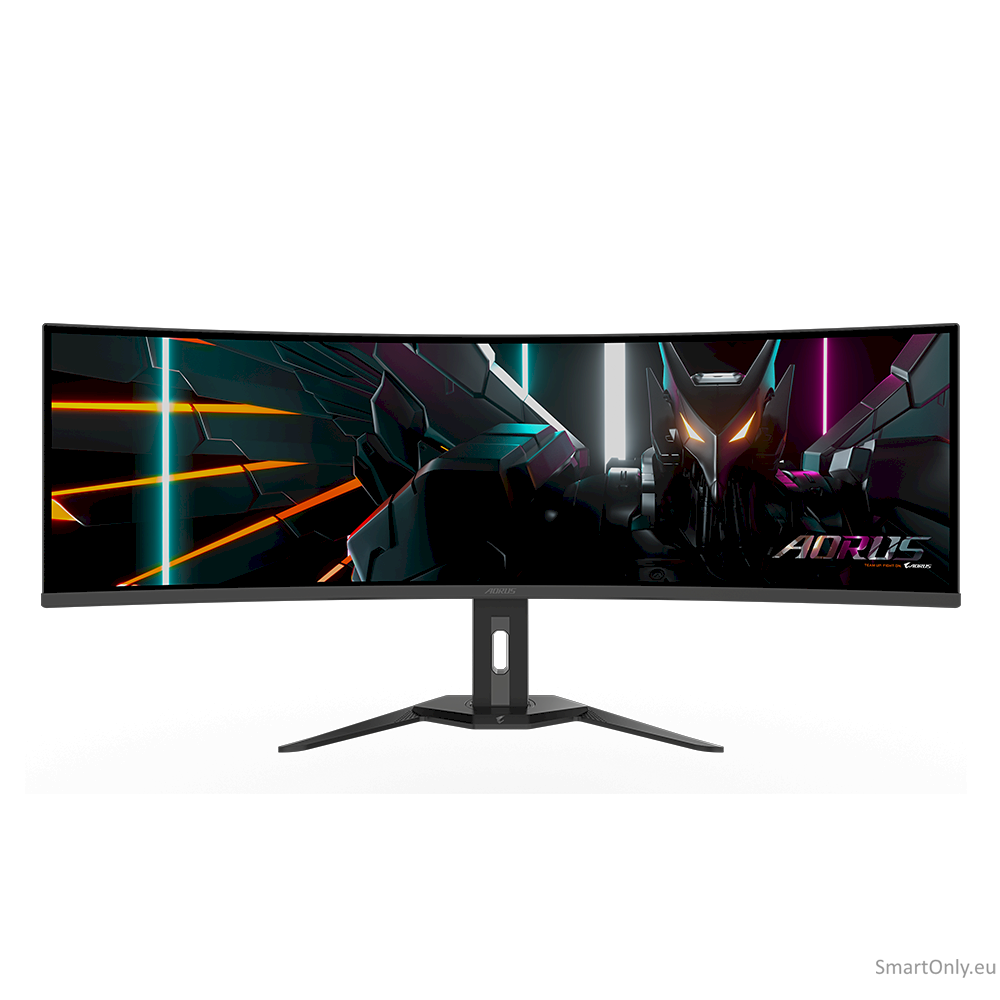 Gigabyte Gaming Monitor 49" OLED AORUS CO49DQ EK1, 5120x1440 DQHD, 3 ms, 250 cd/m2 (TYP), HDMI ports quantity 2, 144 Hz, Black 1 Gigabyte Gaming Monitor 49" OLED AORUS CO49DQ EK1, 5120x1440 DQHD, 3 ms, 250 cd/m2 (TYP), HDMI ports quantity 2, 144 Hz, Black 1