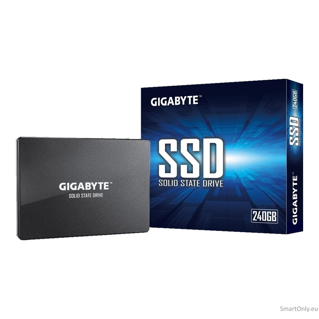 Gigabyte | GP-GSTFS31240GNTD | 240 GB | SSD form factor 2.5-inch | Solid-state drive interface SATA | Read speed 500 MB/s | Write speed 420 MB/s 5