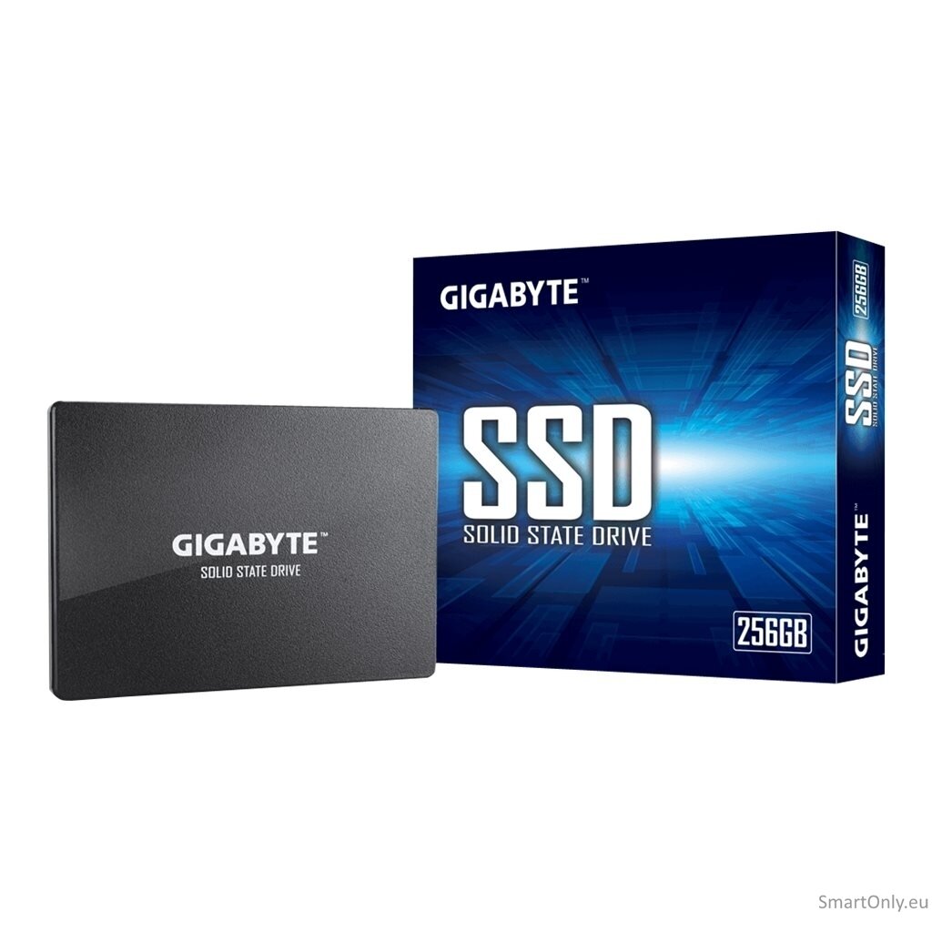 Gigabyte | GP-GSTFS31256GTND | 256 GB | Solid-state drive interface SATA | Read speed 520 MB/s | Write speed 500 MB/s 6 Gigabyte | GP-GSTFS31256GTND | 256 GB | Solid-state drive interface SATA | Read speed 520 MB/s | Write speed 500 MB/s 6