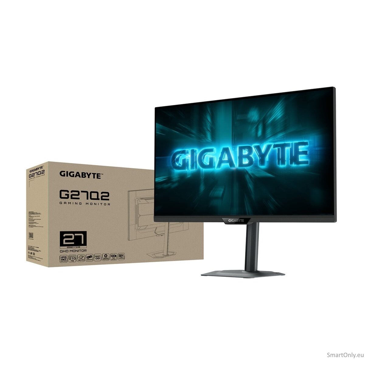 Gigabyte | G27Q2 EK | 27 " | SS IPS | QHD | 16:9 | 200 Hz | 0.5 ms | 2560 x 1440 pixels | 350 cd/m² | HDMI ports quantity 2 | Black 9