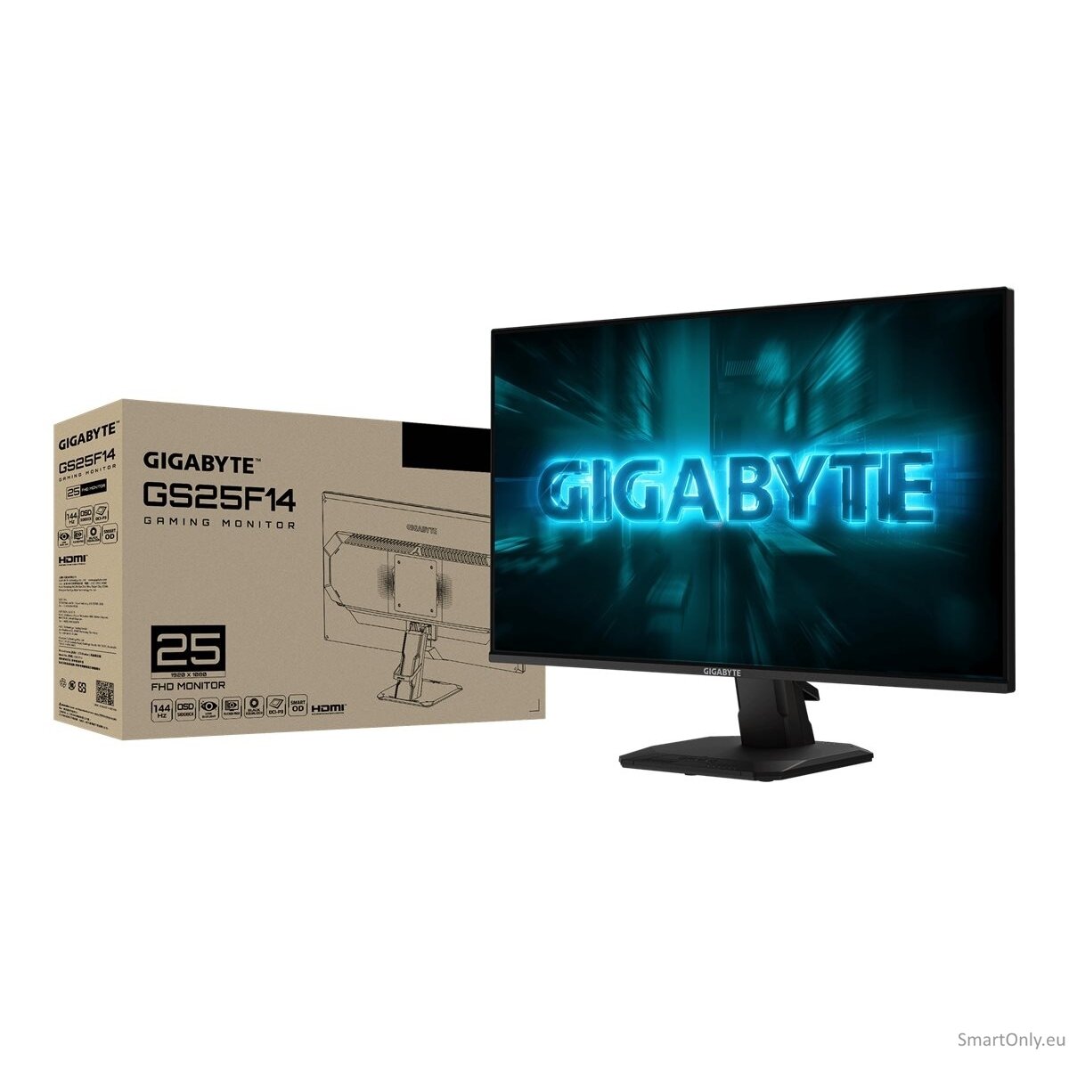 Gigabyte | GS25F14 EK | 24.5 " | SS IPS | FHD | 144 Hz | 1 ms | 1920 x 1080 pixels | 300 cd/m² | HDMI ports quantity 2 17 Gigabyte | GS25F14 EK | 24.5 " | SS IPS | FHD | 144 Hz | 1 ms | 1920 x 1080 pixels | 300 cd/m² | HDMI ports quantity 2 17