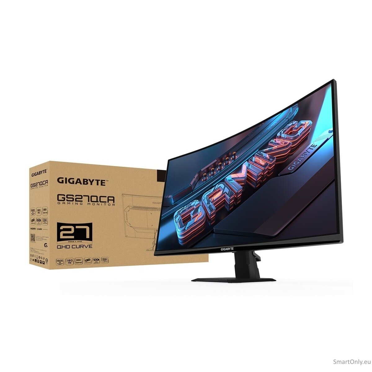 Gigabyte | GS27QCA EK | 27 " | VA | 180 Hz | 1 ms | 2560 x 1440 pixels | 250 cd/m² | HDMI ports quantity 2 19 Gigabyte | GS27QCA EK | 27 " | VA | 180 Hz | 1 ms | 2560 x 1440 pixels | 250 cd/m² | HDMI ports quantity 2 19