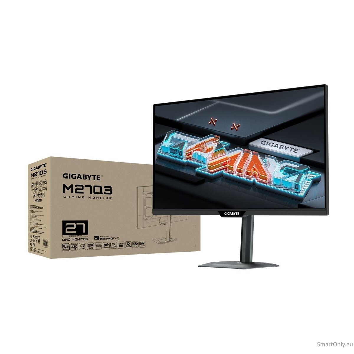 Gigabyte | M27Q3 EK | 27 " | IPS | QHD | 300 Hz | 1 ms | 2560 x 1440 pixels | 400 cd/m² | HDMI ports quantity 2 10 Gigabyte | M27Q3 EK | 27 " | IPS | QHD | 300 Hz | 1 ms | 2560 x 1440 pixels | 400 cd/m² | HDMI ports quantity 2 10
