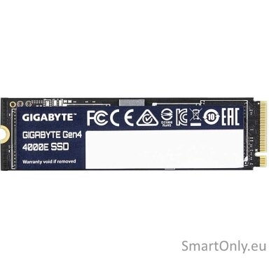 Gigabyte G440E1TB | 1000 GB | Solid-state drive interface PCI-Express 4.0 x4, NVMe 1.4 | Read speed 4000 MB/s | Write speed 3900 MB/s Gigabyte G440E1TB | 1000 GB | Solid-state drive interface PCI-Express 4.0 x4, NVMe 1.4 | Read speed 4000 MB/s | Write speed 3900 MB/s