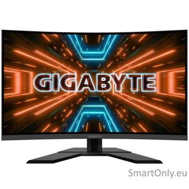 Gigabyte Gaming Monitor G32QC A 31.5 ", VA, QHD, 2‎560 x 1440 pixels, 1 ms, 350 cd/m², Black, 165 Hz, HDMI ports quantity 2 1