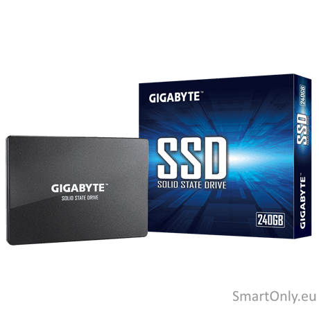 Gigabyte | GP-GSTFS31240GNTD | 240 GB | SSD form factor 2.5-inch | Solid-state drive interface SATA | Read speed 500 MB/s | Write speed 420 MB/s 3