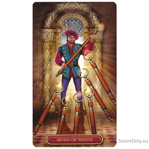 Gilded Tarot Royale kortos ir knyga Llewellyn 3 Gilded Tarot Royale kortos ir knyga Llewellyn 3