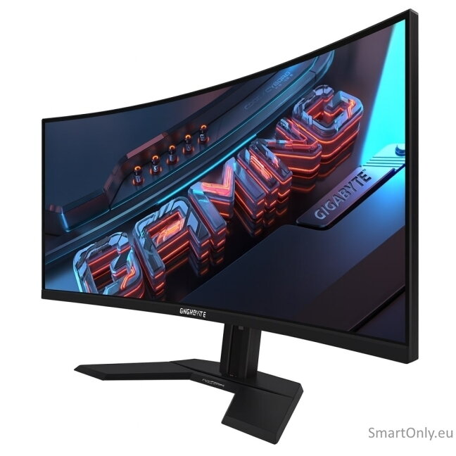 Gigabyte | GS34WQCA | 34 " | VA | WQHD | 120 Hz | 1 ms | 3440 x 1440 pixels | 300 cd/m² | HDMI ports quantity 2 | Black 3