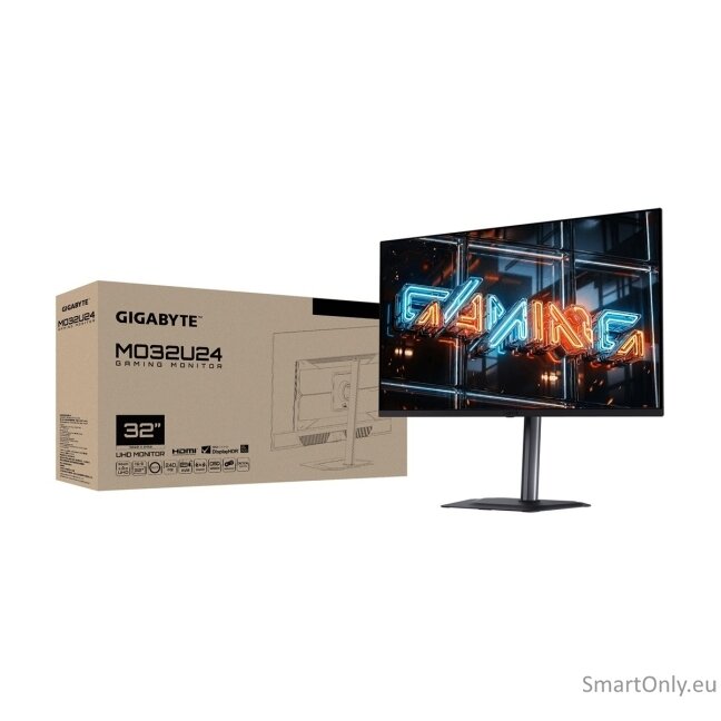 Gigabyte | MO32U24 OLED | 31.5 " | QD-OLED | UHD | 240 Hz | 0.03 ms | 3840 x 2160 pixels 10 Gigabyte | MO32U24 OLED | 31.5 " | QD-OLED | UHD | 240 Hz | 0.03 ms | 3840 x 2160 pixels 10