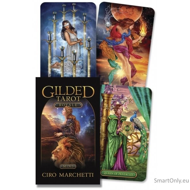 Gilded Tarot Royale Mini kortos Llewellyn 5 Gilded Tarot Royale Mini kortos Llewellyn 5
