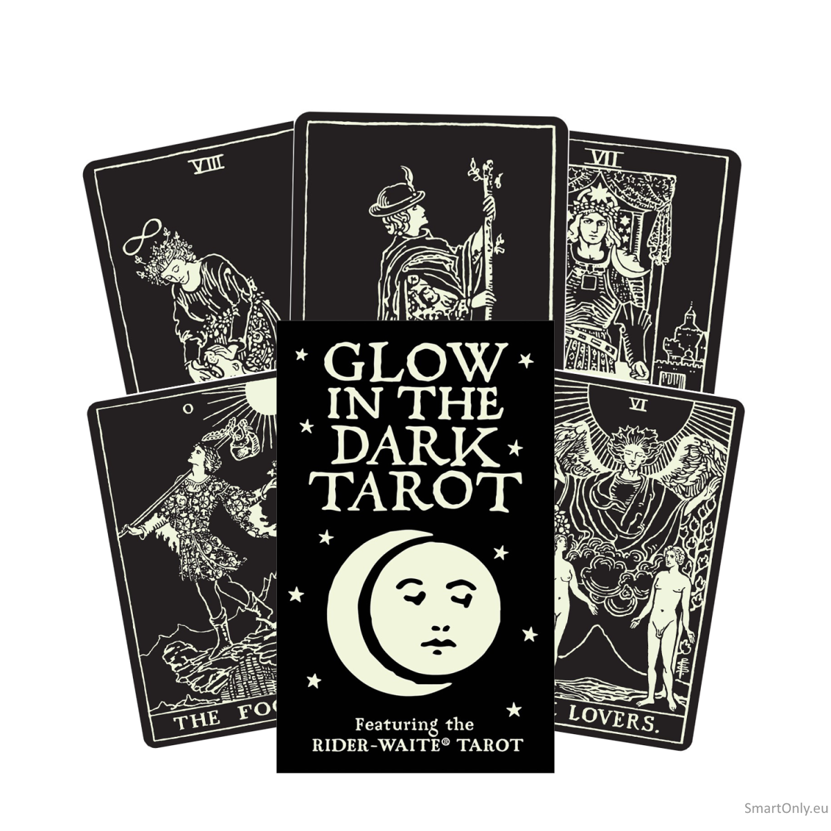 Glow in the Dark Tarot kortos US Games Systems Glow in the Dark Tarot kortos US Games Systems