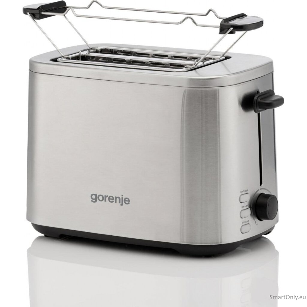 Gorenje Toaster | T800DS | Number of slots 2 | Housing material Stainless steel 2 Gorenje Toaster | T800DS | Number of slots 2 | Housing material Stainless steel 2