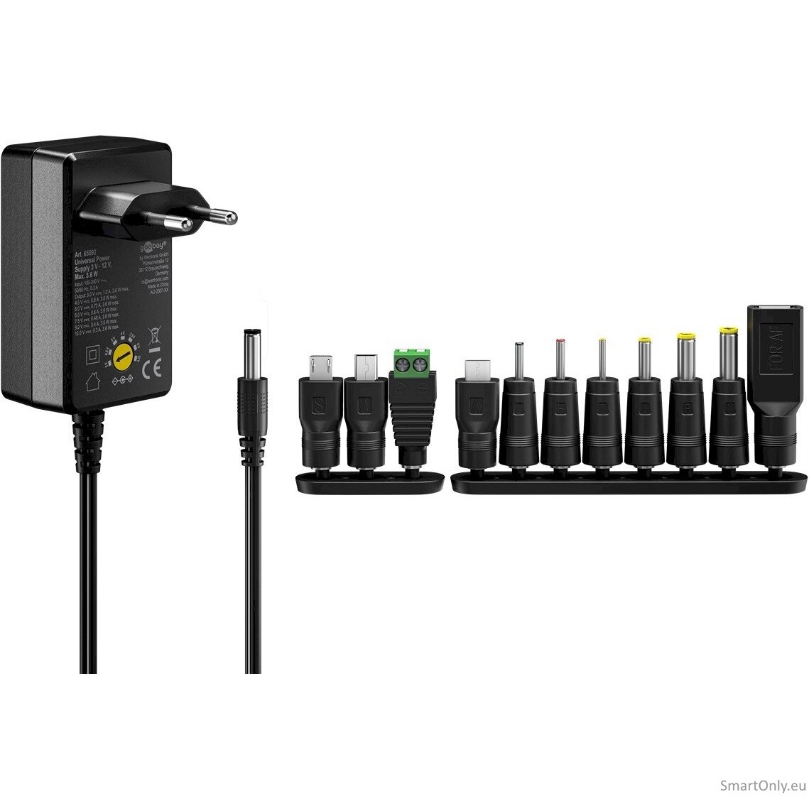 Goobay Universal Power Supply 3 V - 12 V, Max. 3.6 W 2