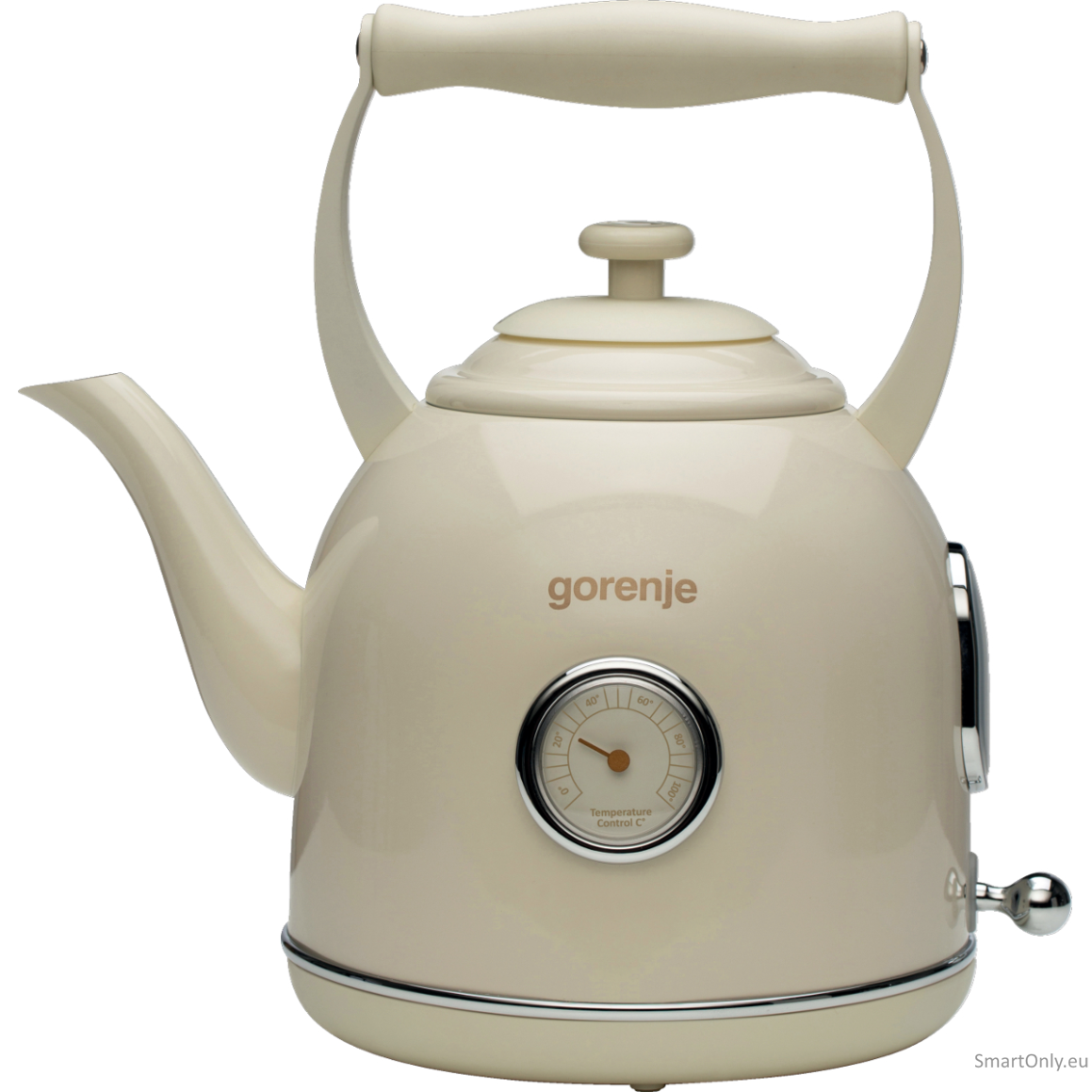 Gorenje | Kettle | K17CLIN | Electric | 2000 W | 1.7 L | Plastic/Metal | 360° rotational base | Beige