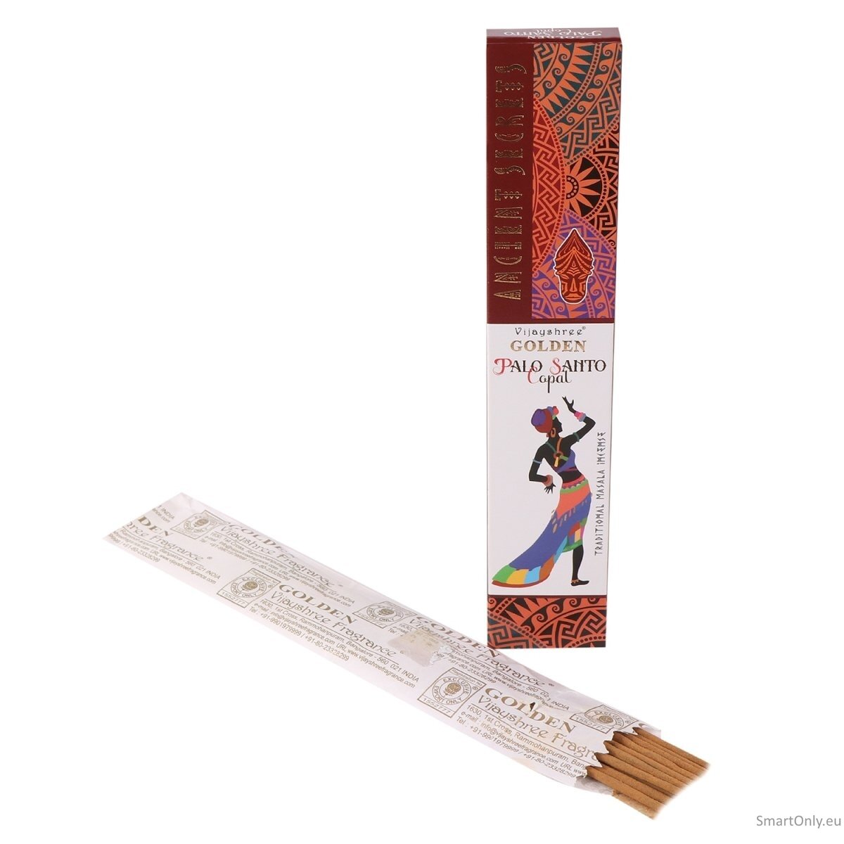Golden Ancient Series Copal and Palo Santo Smilkalai Vijayshree Golden Ancient Series Copal and Palo Santo Smilkalai Vijayshree