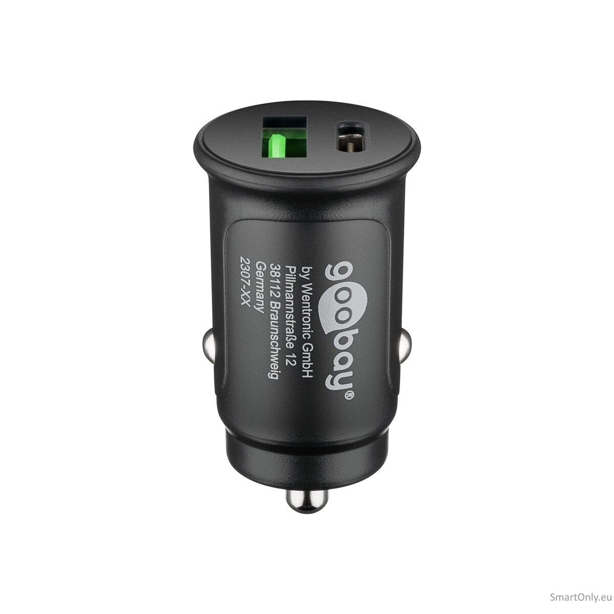 Goobay 59521 27 W Power Delivery Dual-USB Auto Fast Charger USB-C PD