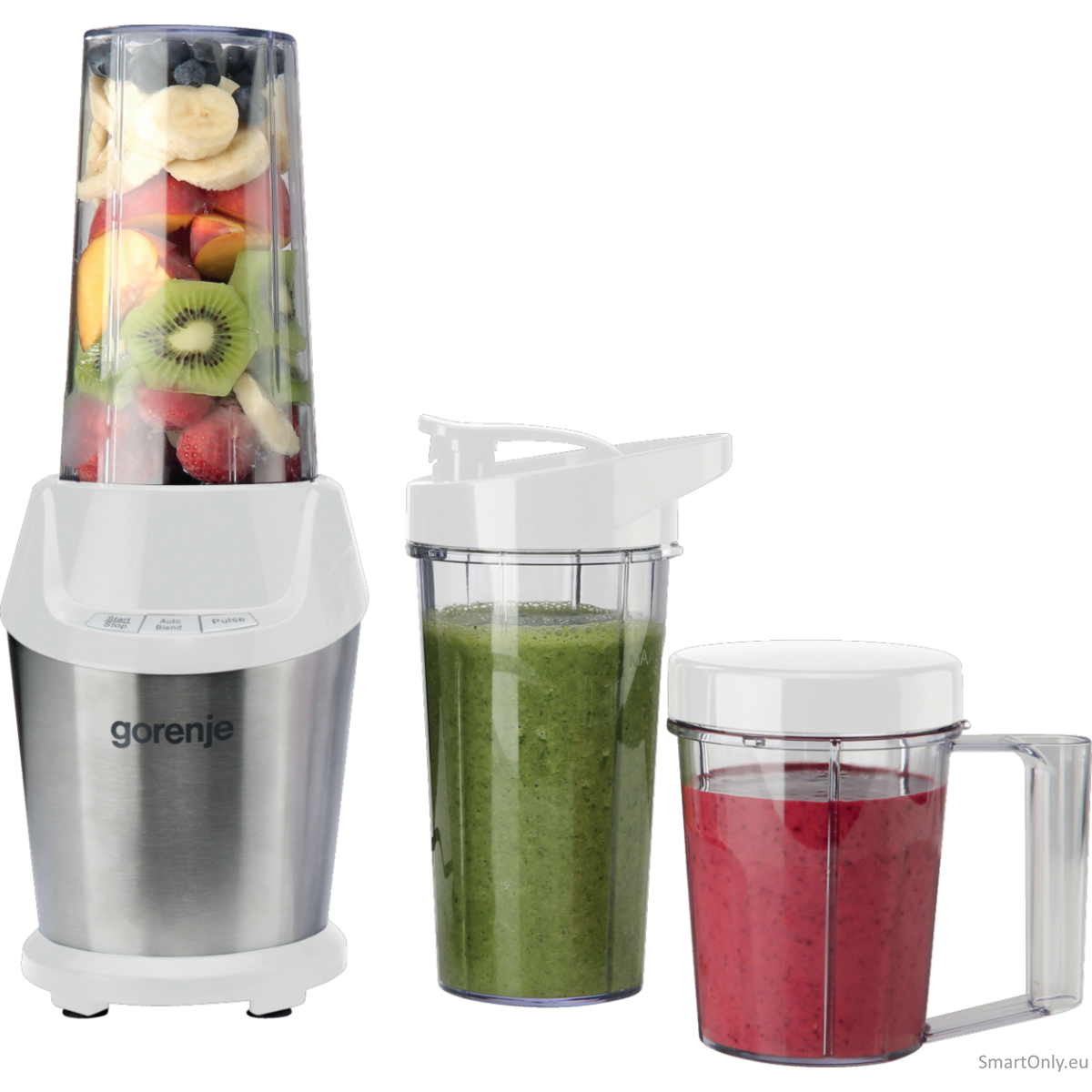 Gorenje Blender | BN1000E | Tabletop | 1000 W | Jar material Tritan | Jar capacity 0.75 L | Ice crushing | White 1 Gorenje Blender | BN1000E | Tabletop | 1000 W | Jar material Tritan | Jar capacity 0.75 L | Ice crushing | White 1