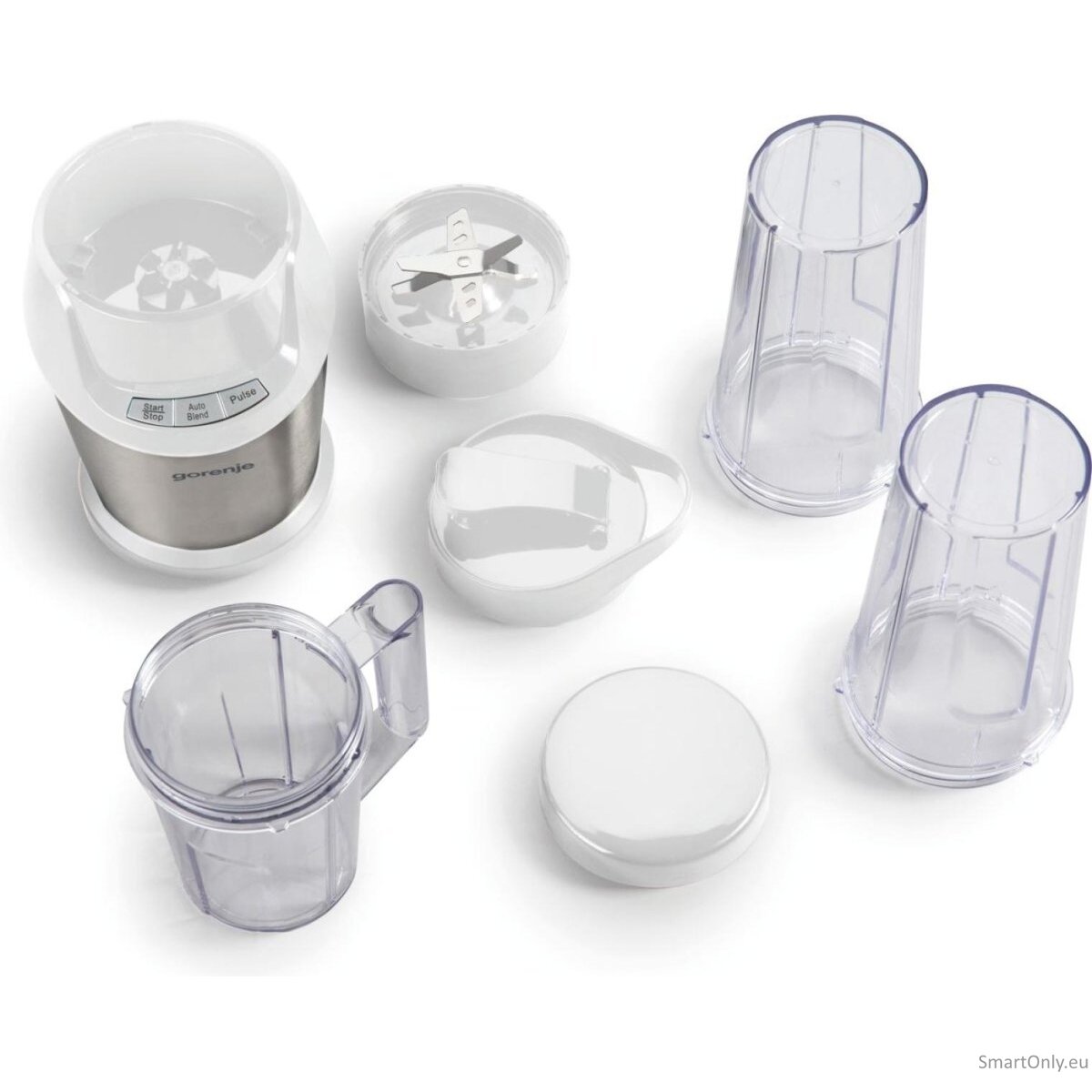 Gorenje Blender | BN1000E | Tabletop | 1000 W | Jar material Tritan | Jar capacity 0.75 L | Ice crushing | White 2