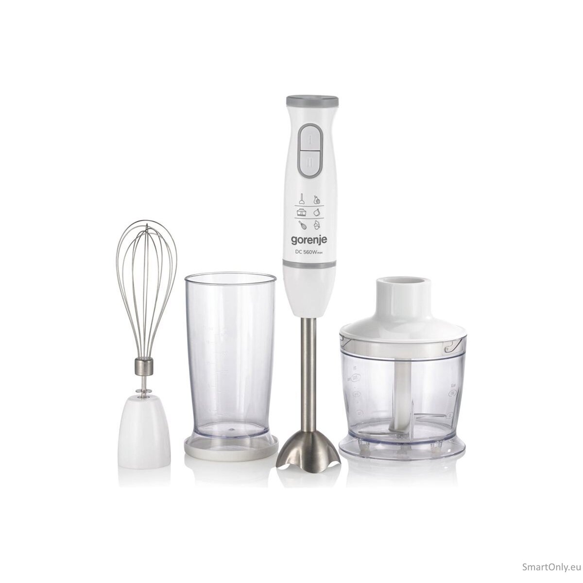 Gorenje Blender HBC564QW Hand Blender 560 W Number of speeds Variable Chopper White 3 Gorenje Blender HBC564QW Hand Blender 560 W Number of speeds Variable Chopper White 3