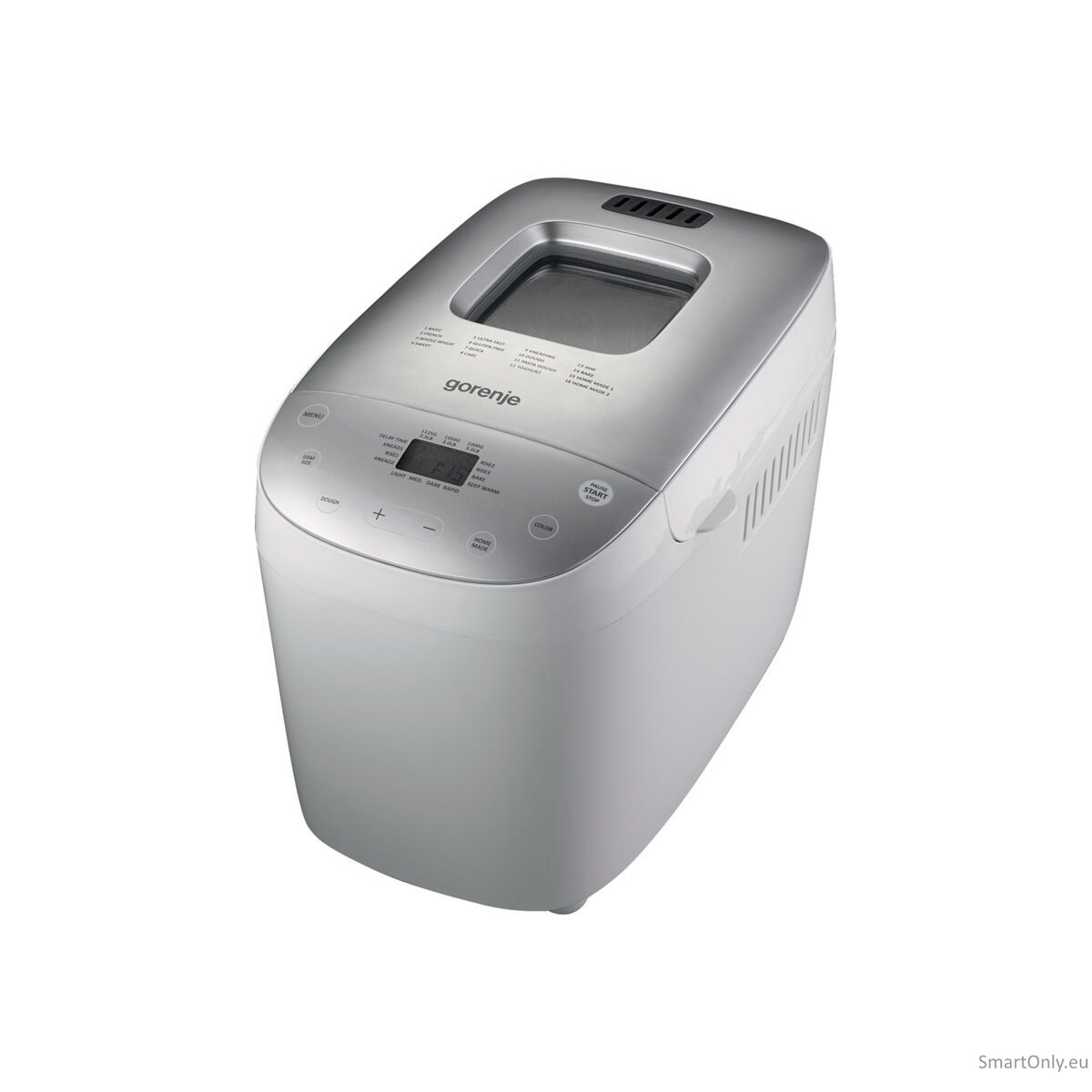 Gorenje Bread maker BM1600WG Power 850 W Number of programs 16 Display LCD White/Silver 6 Gorenje Bread maker BM1600WG Power 850 W Number of programs 16 Display LCD White/Silver 6