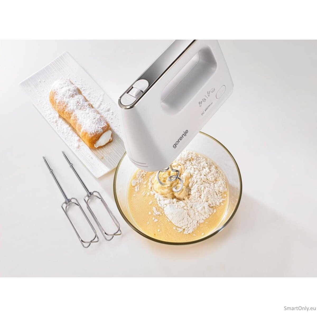 Gorenje | Hand Mixer | M460CDC | Hand Mixer | 460 W | Number of speeds 5 | Turbo mode | White 4 Gorenje | Hand Mixer | M460CDC | Hand Mixer | 460 W | Number of speeds 5 | Turbo mode | White 4