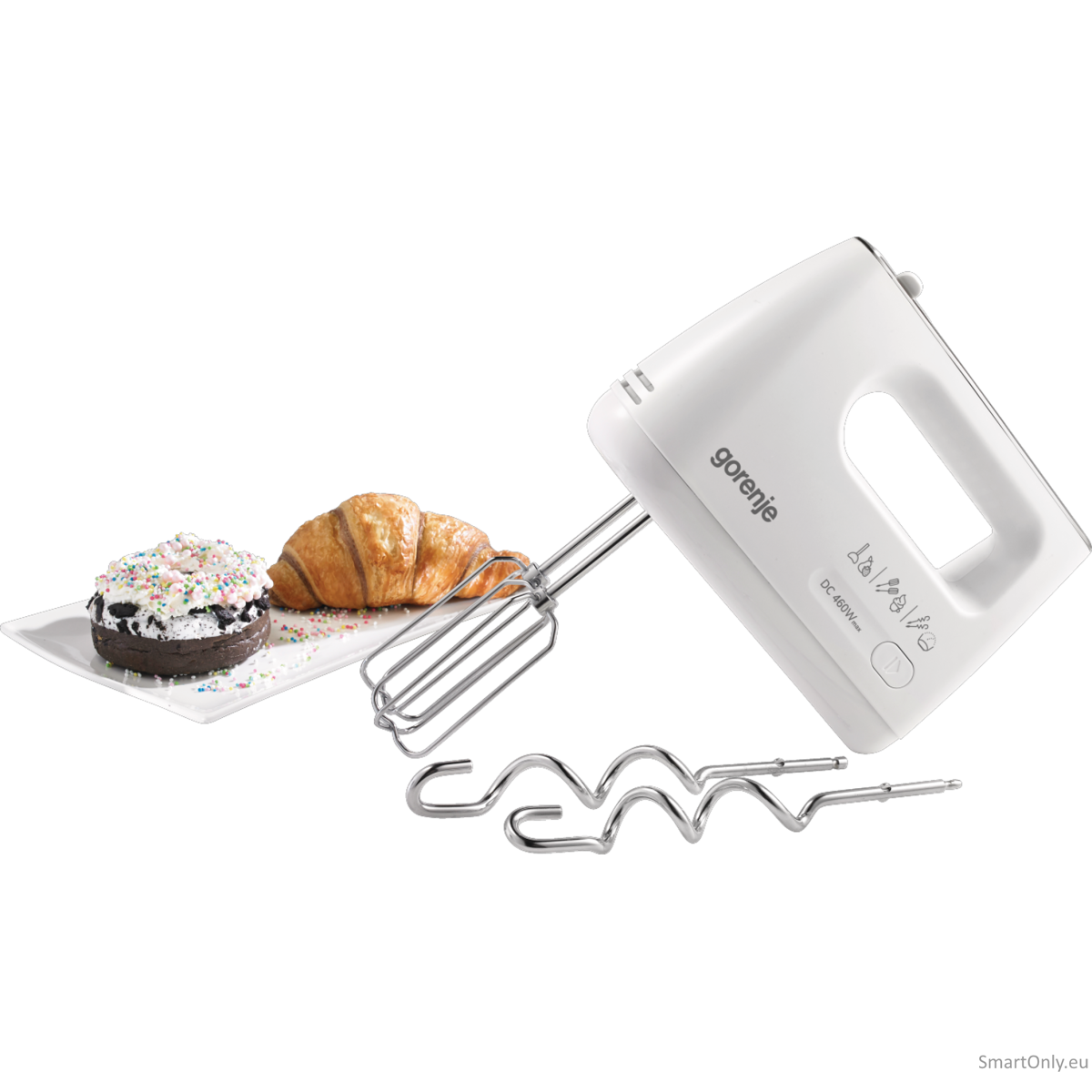 Gorenje | Hand Mixer | M460CDC | Hand Mixer | 460 W | Number of speeds 5 | Turbo mode | White 1 Gorenje | Hand Mixer | M460CDC | Hand Mixer | 460 W | Number of speeds 5 | Turbo mode | White 1