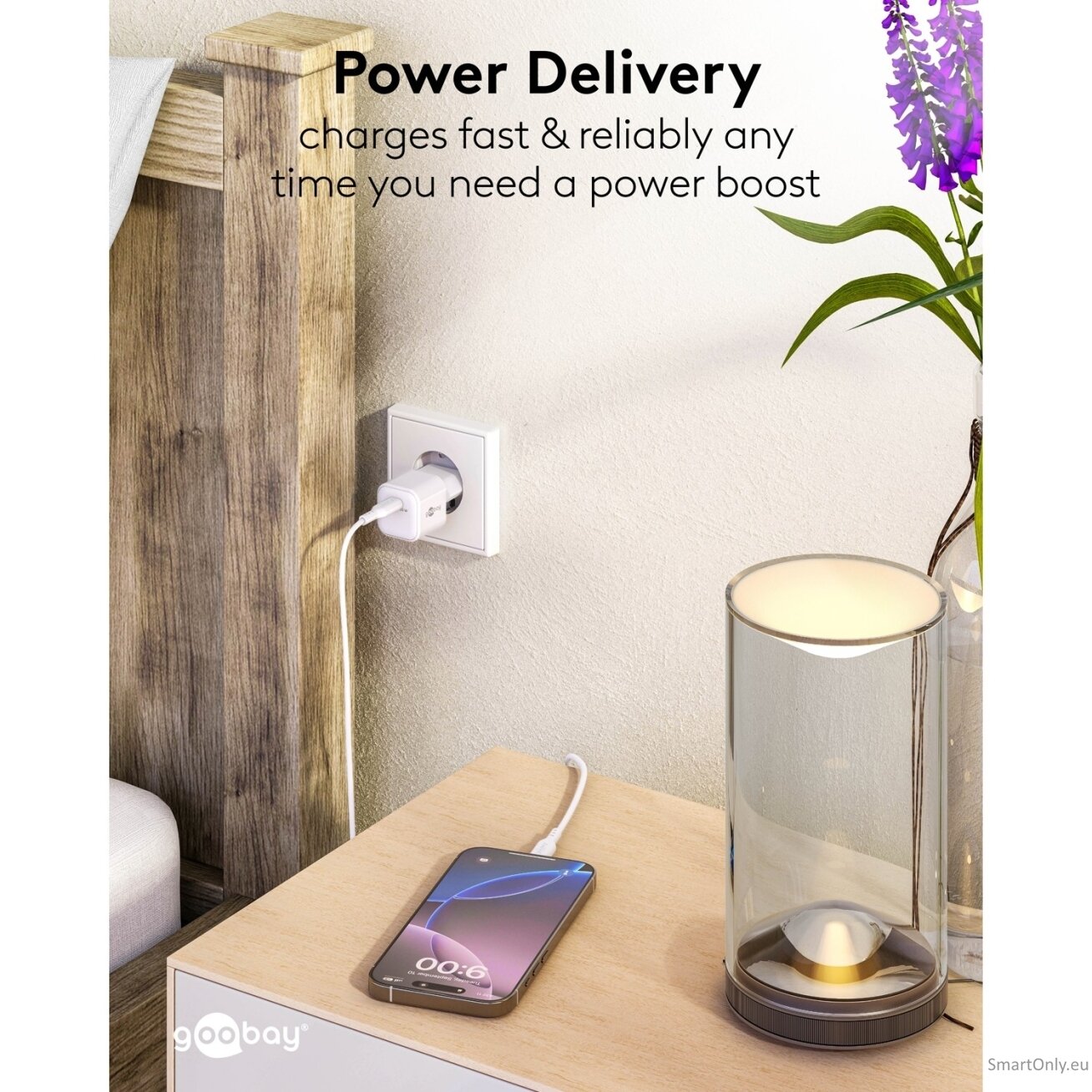 Goobay 20 W USB-C PD GaN Fast Charger Nano | USB-C 2