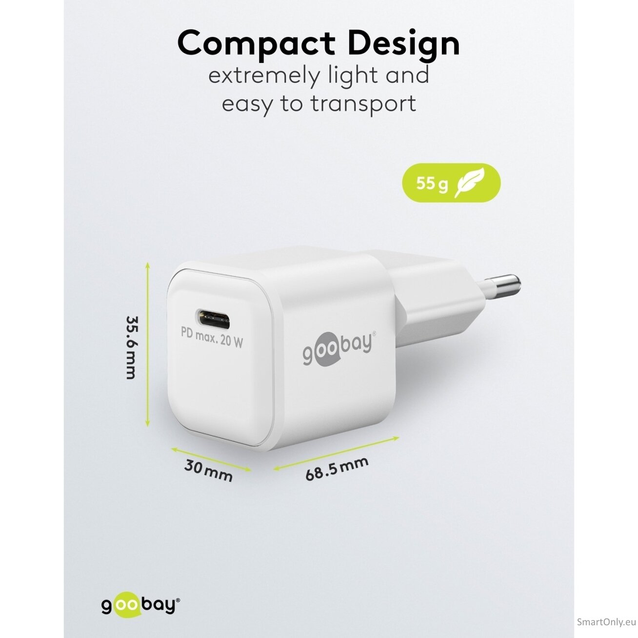 Goobay 20 W USB-C PD GaN Fast Charger Nano | USB-C 7 Goobay 20 W USB-C PD GaN Fast Charger Nano | USB-C 7