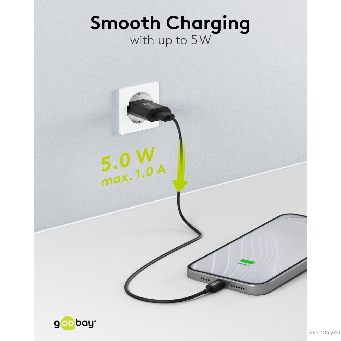 Goobay 44949 5 W USB-A Charger, Black 5