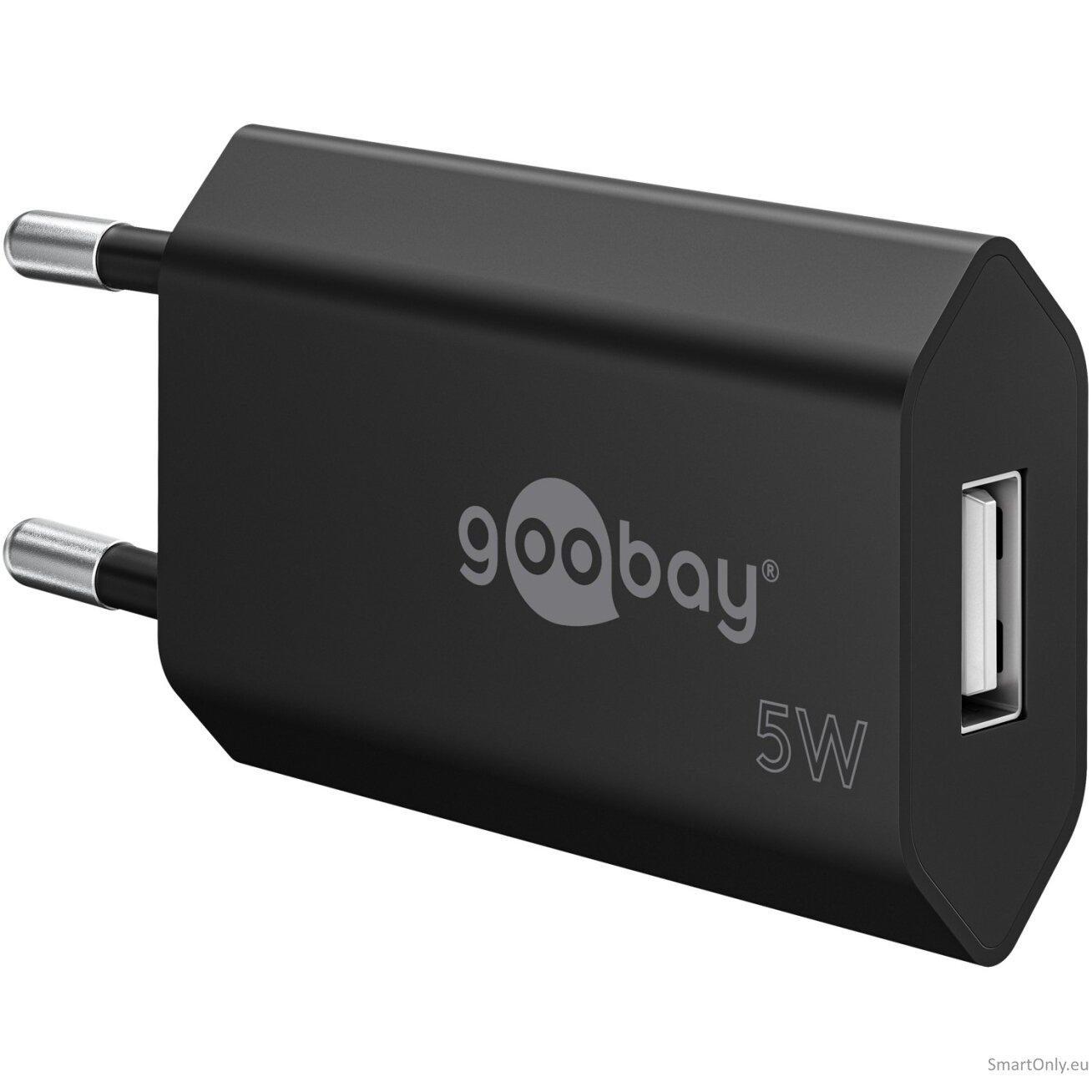 Goobay 44949 5 W USB-A Charger, Black Goobay 44949 5 W USB-A Charger, Black