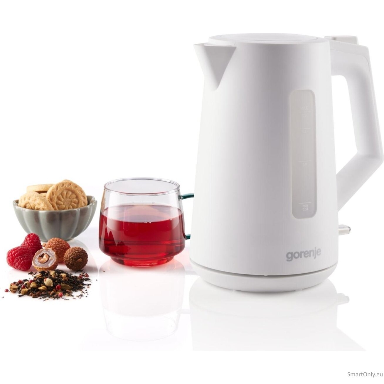 Gorenje Kettle | K17OPW | 2200 W | Electric | 1.7 L | 360° rotational base | Plastic | White 2