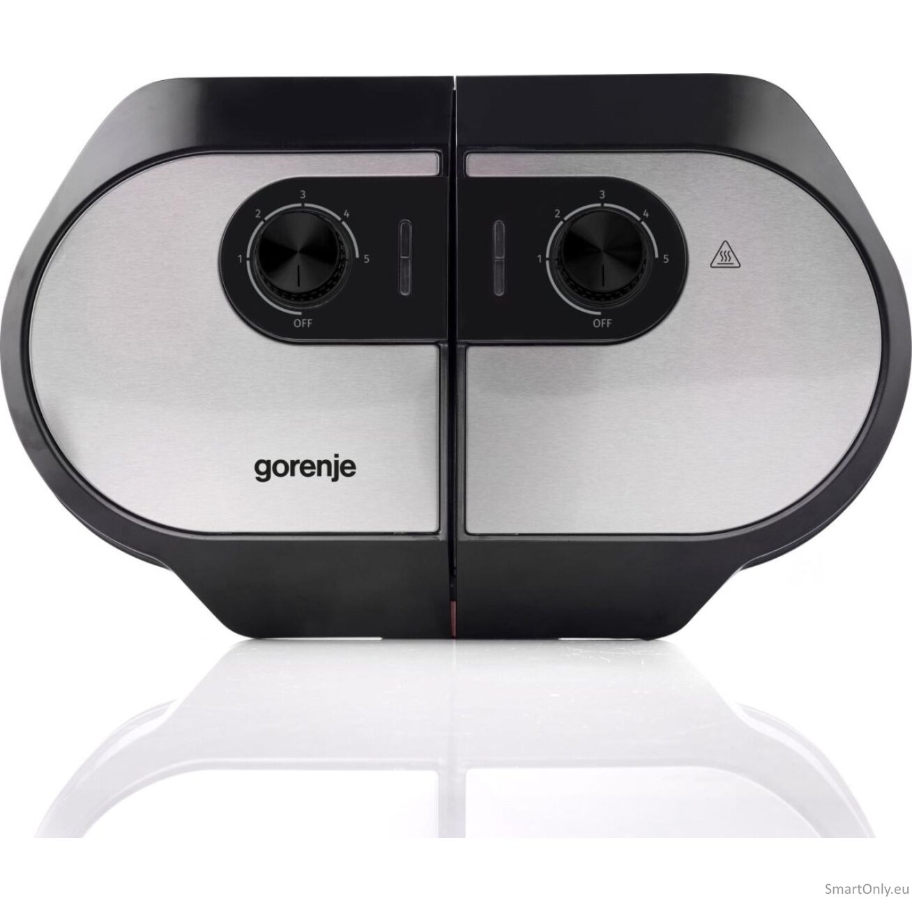 Gorenje | Mini Grill, Waffle plate | WM1400SB | Electric Grill | 1400 W | Diameter 18 cm | Black 1