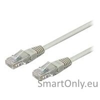 Goobay | CAT 6 patch cable, U/UTP | Grey RJ45 male (8P8C) | RJ45 male (8P8C)