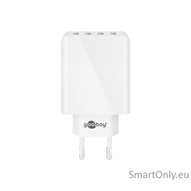 Goobay 44962 30 W USB-A Multiport Charger, White Goobay 44962 30 W USB-A Multiport Charger, White