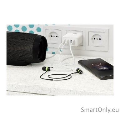 Goobay 44962 30 W USB-A Multiport Charger, White Goobay 44962 30 W USB-A Multiport Charger, White