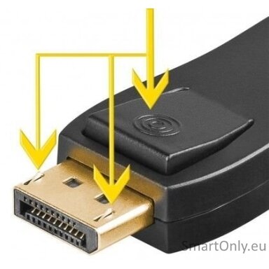 Goobay 51719 DisplayPort/HDMI™ adapter 1.1, gold-plated | Goobay